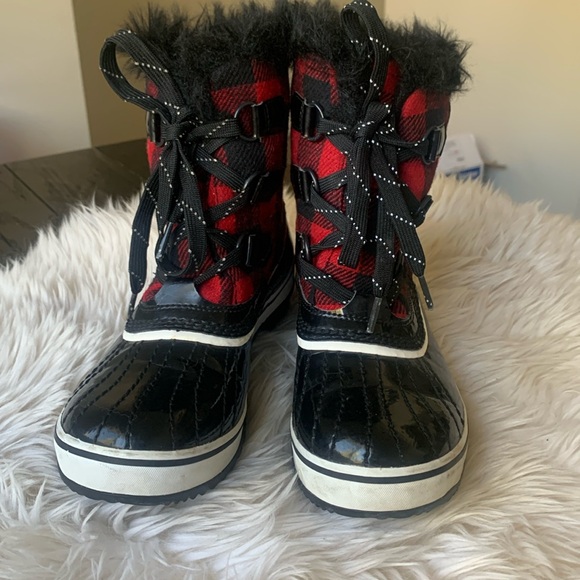 SOREL Womens Torino Insulated Waterproof red/Black Winter Snow Boots size : 7 - Picture 3 of 5